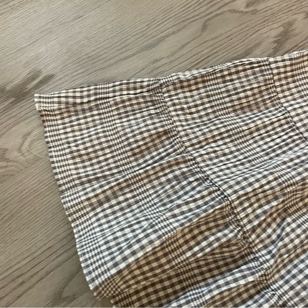 Max Studio Gingham Plaid Tiered Sleeveless Dress - Picture 5 of 10